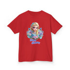 Kids Tee — 'Happy Birthday' Princess Floral Design