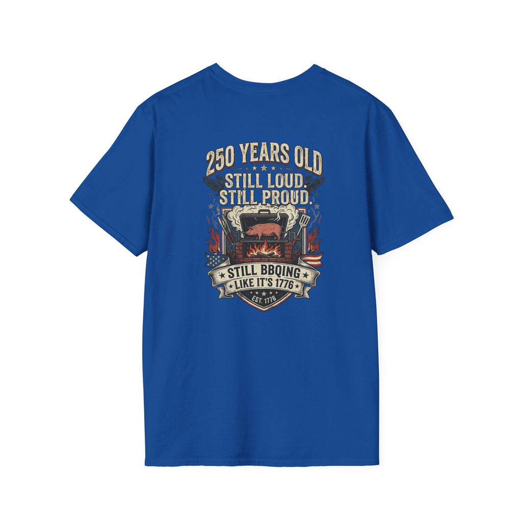 250th Anniversary - 4th of July Patriot Graphic T-Shirt — Patriotic '250' Celebration Design
