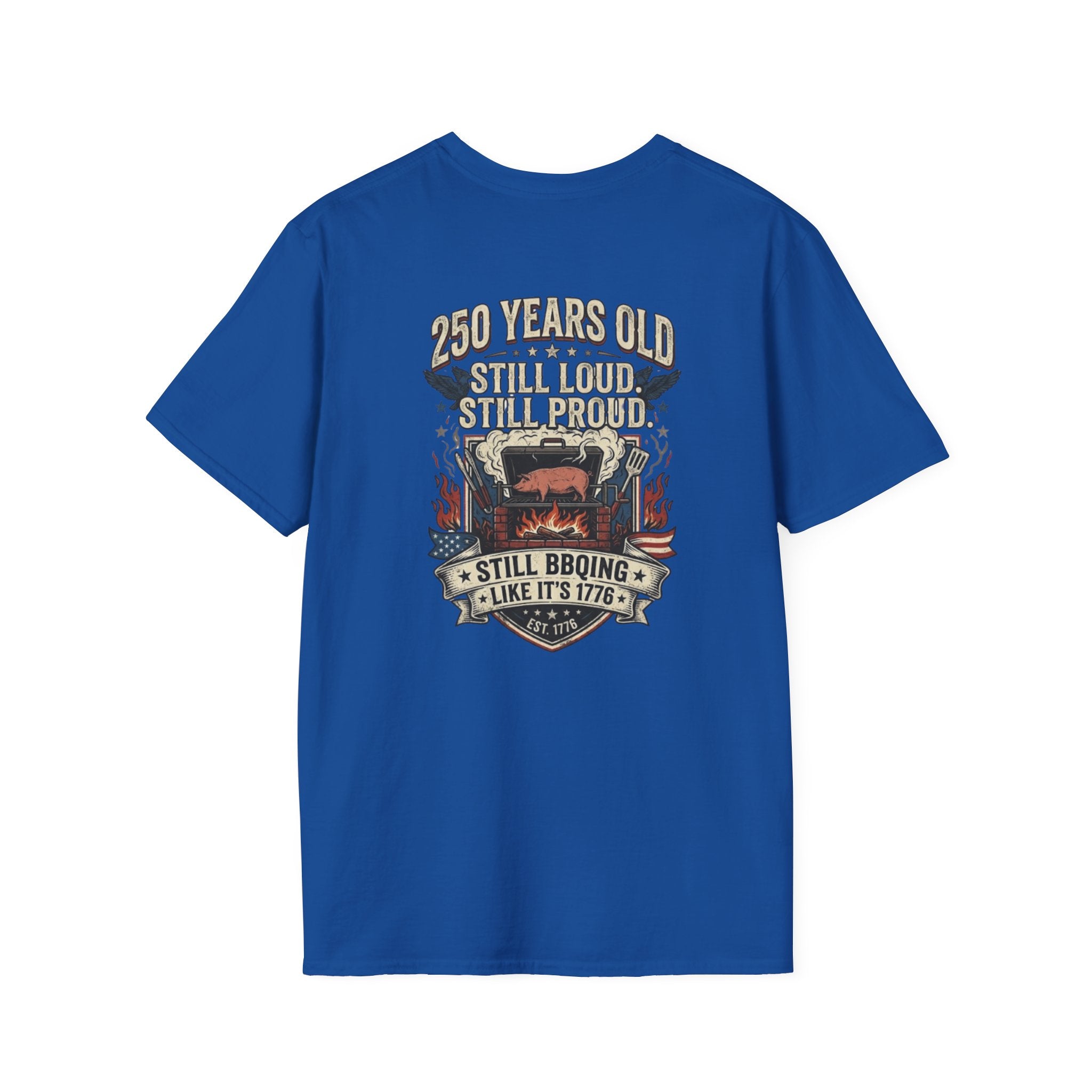 250th Anniversary - 4th of July Patriot Graphic T-Shirt — Patriotic '250' Celebration Design