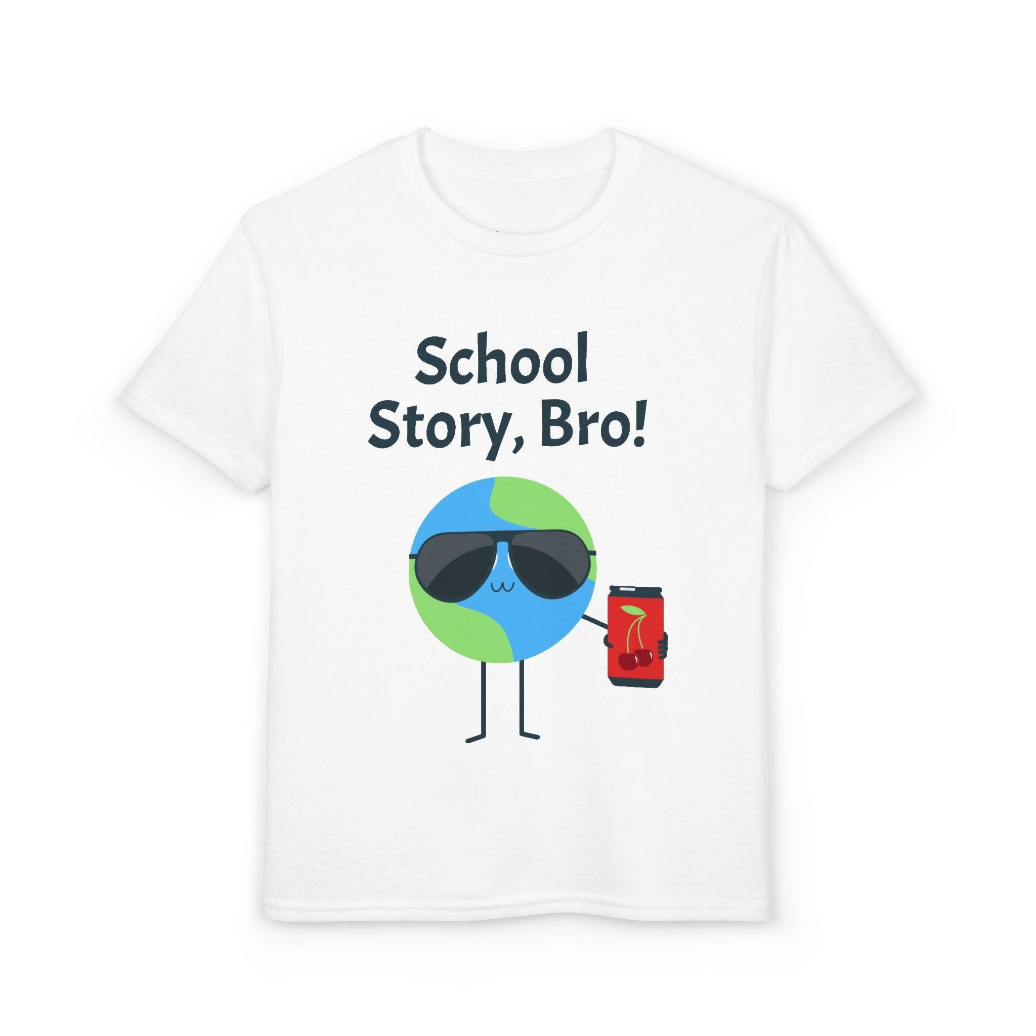 Youth cartoon Earth graphic t-shirt