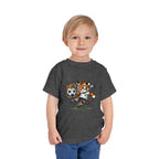 Toddler Soccer Tiger Tee — Cute Kicking Tiger Football Shirt for Kids