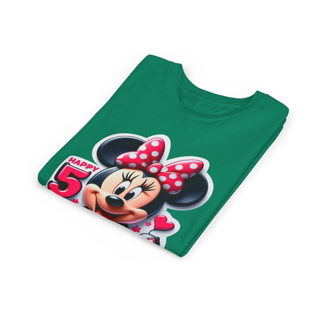 Minnie Mouse Happy 5th Birthday Youth Tee
