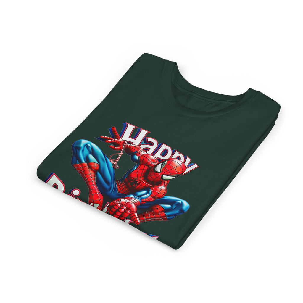 Spider Hero "Happy Birthday" Youth Tee