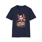 France legend Graphic T-Shirt — Vibrant Splash Portrait Soccer Fan Tee