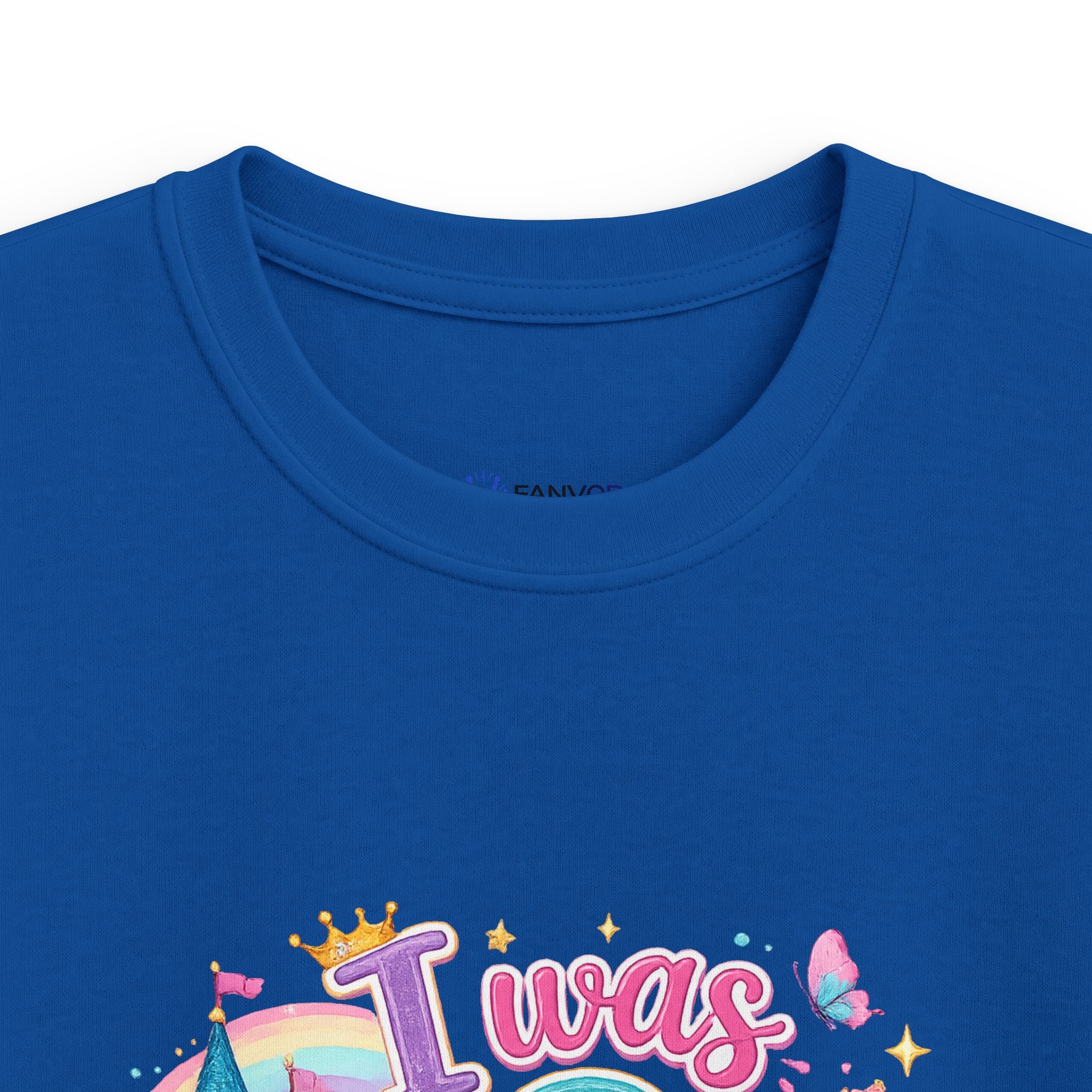 Girls' Princess 8th Birthday T-Shirt — "This Is How I Turn 8" Floral Castle Tee