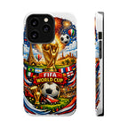 Soccer Magnetic Impact-Resistant Phone Case — FIFA Trophy Design