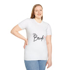 Bride T-Shirt — "The Bride" Bachelorette Tee with Heart