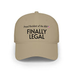 Finally Legal USA embroidered baseball cap