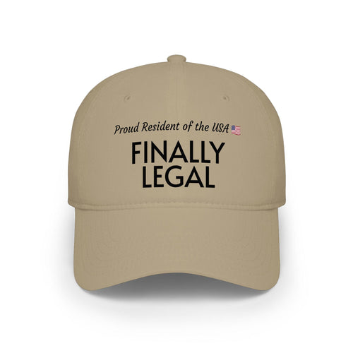 Finally Legal USA embroidered baseball cap