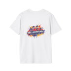 Portrait T-Shirt — Color Splash Football Player Graphic ("England legend")