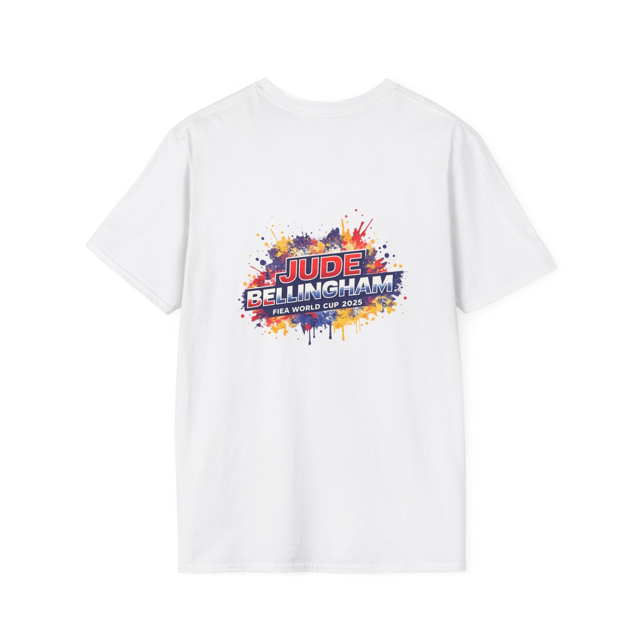 Portrait T-Shirt — Color Splash Football Player Graphic ("England legend")
