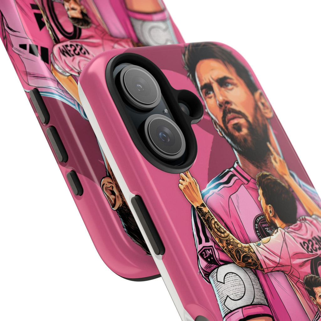 Soccer Star Tough Phone Case pink —  Argentina legend.