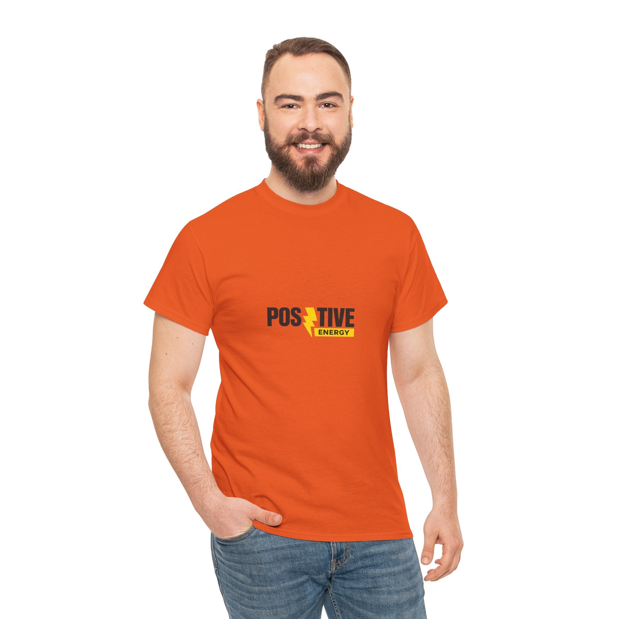 Positive Energy T-Shirt — Minimal Motivational Tee