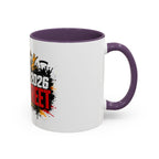 Soccer King Street 2026 Accent Coffee Mug — Crowned Soccer Ball Design (11/15oz)