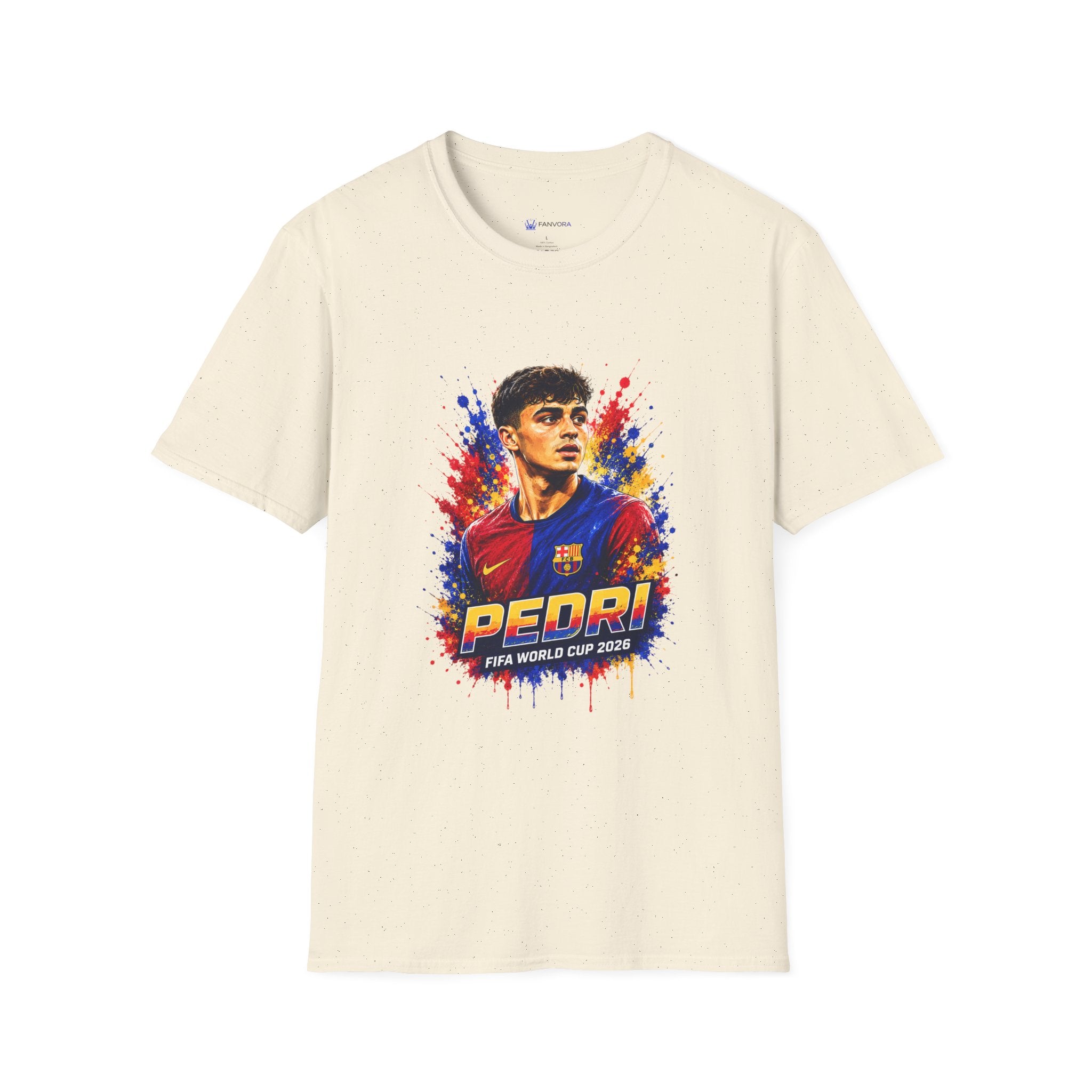 T-Shirt — 'Spain legend' Color Splash Soccer Portrait Tee