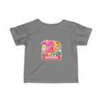 2nd Birthday Infant Tee - Cute Giraffe & Balloons Happy Birthday Shirt