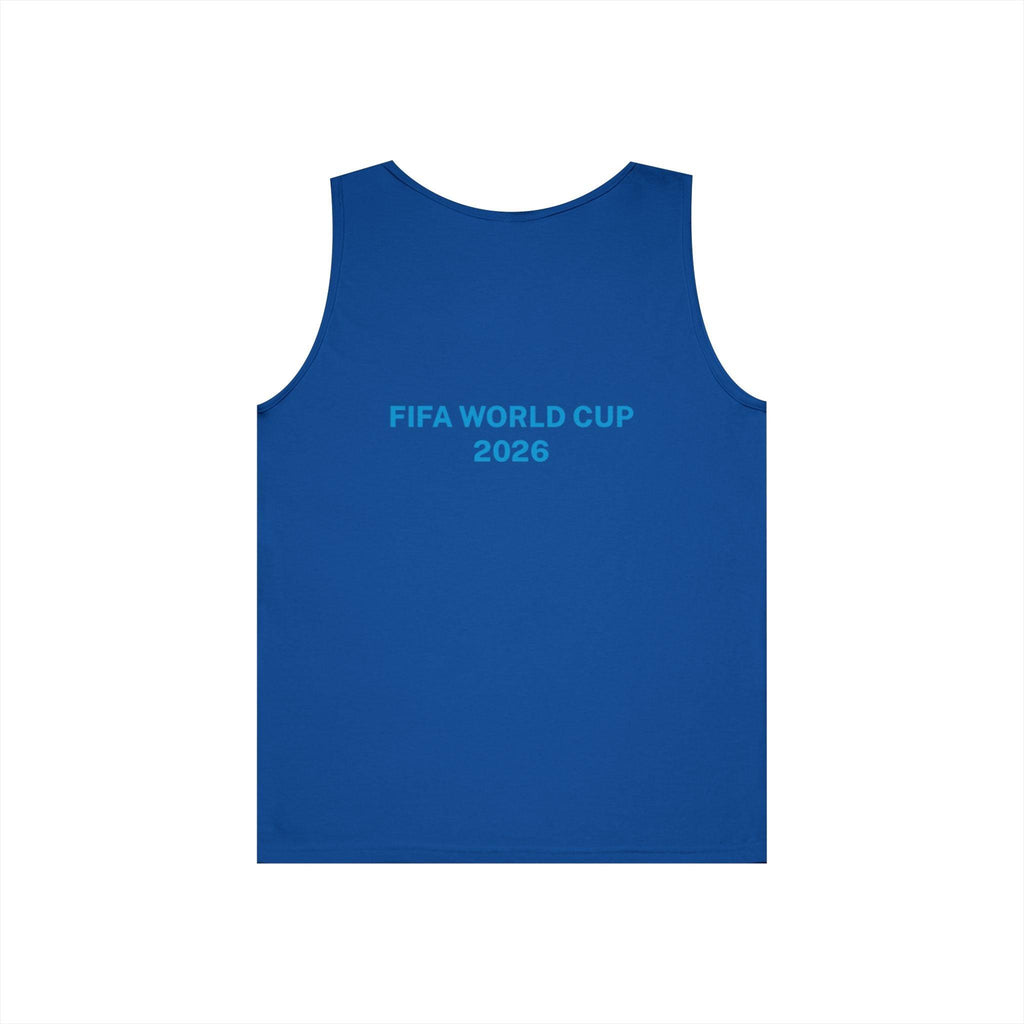 "I am Here to Stay" Argentina Soccer Star Tank Top — Jersey Portrait World Cup 2026.