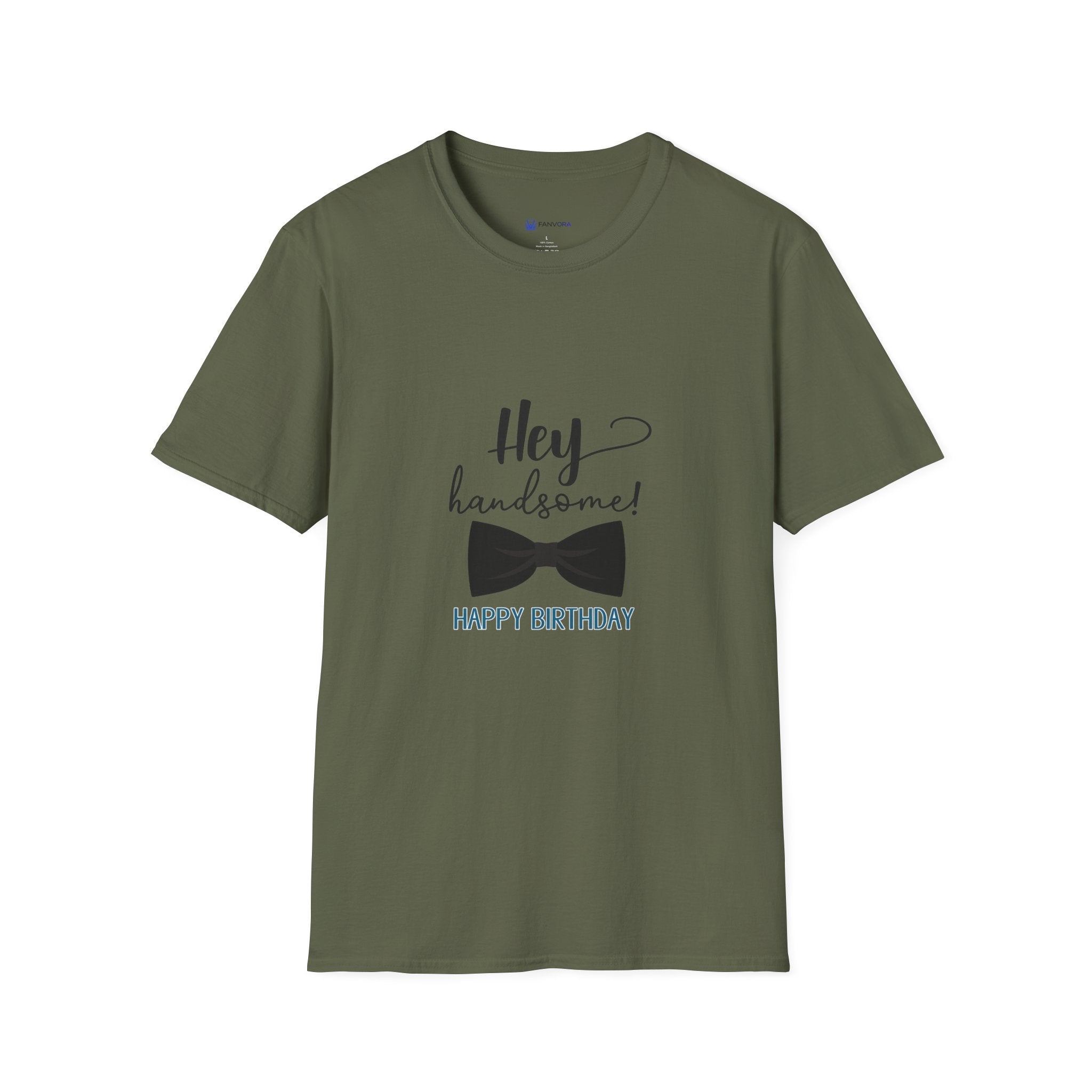 Hey Handsome! T-Shirt — Cute Bow Tie Birthday Tee