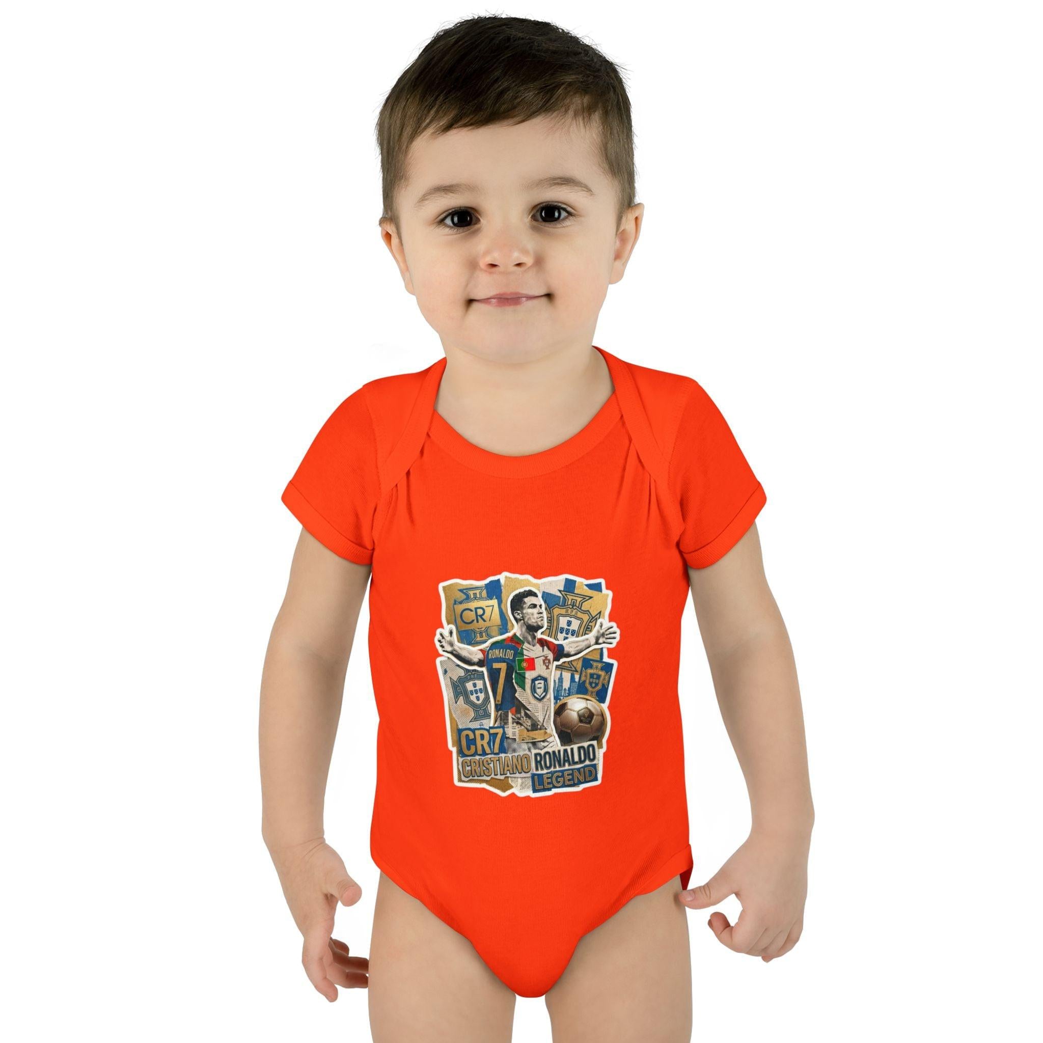 CR7 Fan Inspired Baby Bodysuit — World Cup 2026 Infant One-Piece.