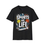 Sports Are Life T‑Shirt — Multi‑Sport Athletic Graphic Tee black sports.