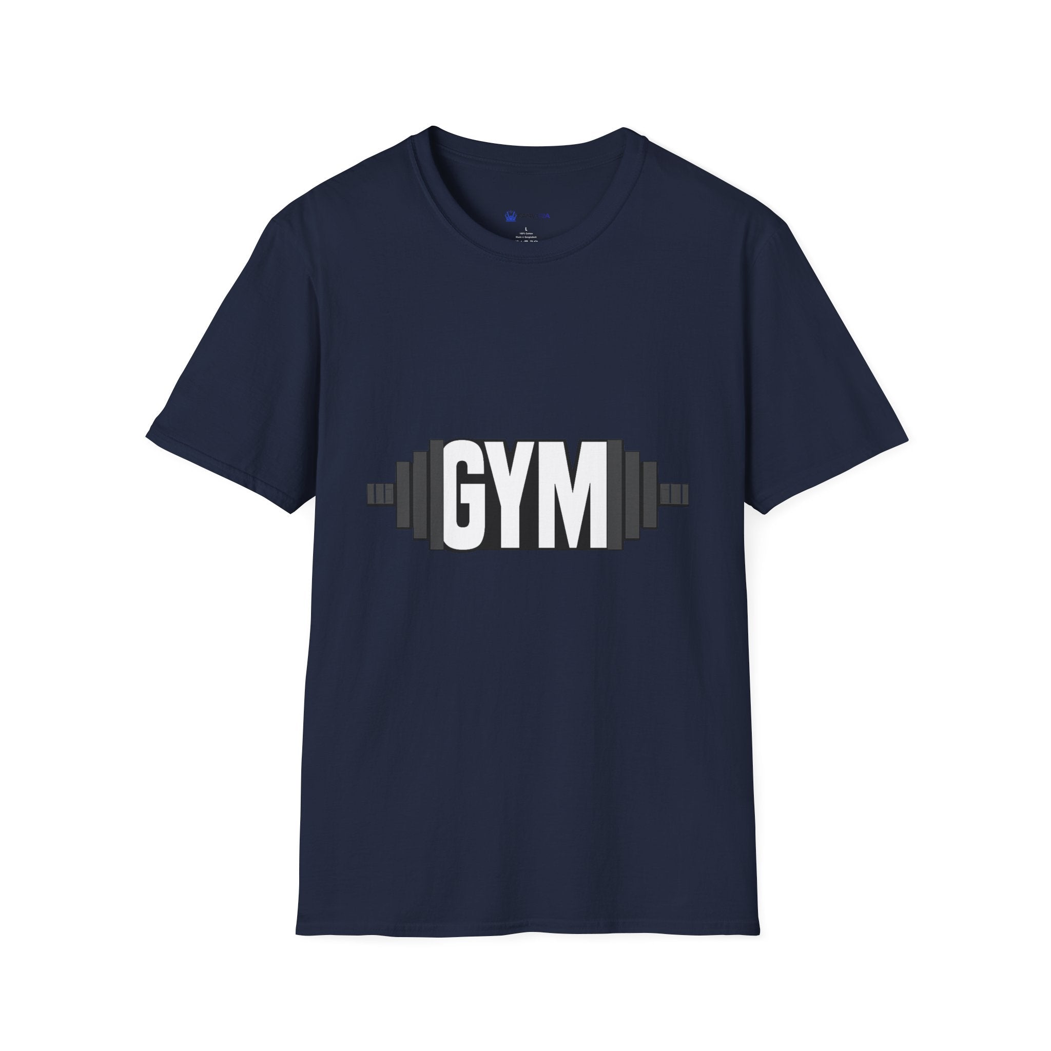 Gym Barbell T‑Shirt — Fitness Workout Tee