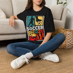 Soccer 2026 Retro colorful Graphic T-Shirt design.