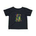 Happy 1st Birthday Infant Tee — Colorful Dino First Birthday Shirt