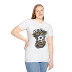 God Is My Strength Soccer T-Shirt — Christian Faith & Football Power 2026