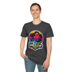 Soccer T‑Shirt — Colorful Retro Player Graphic