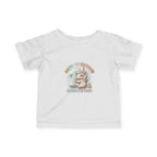 Infant Tee — 'Happy 1st Birthday' Pastel Unicorn Celebrate & Share