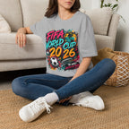 Soccer 2026 T-Shirt —  Bright color splash Graphic Tee.