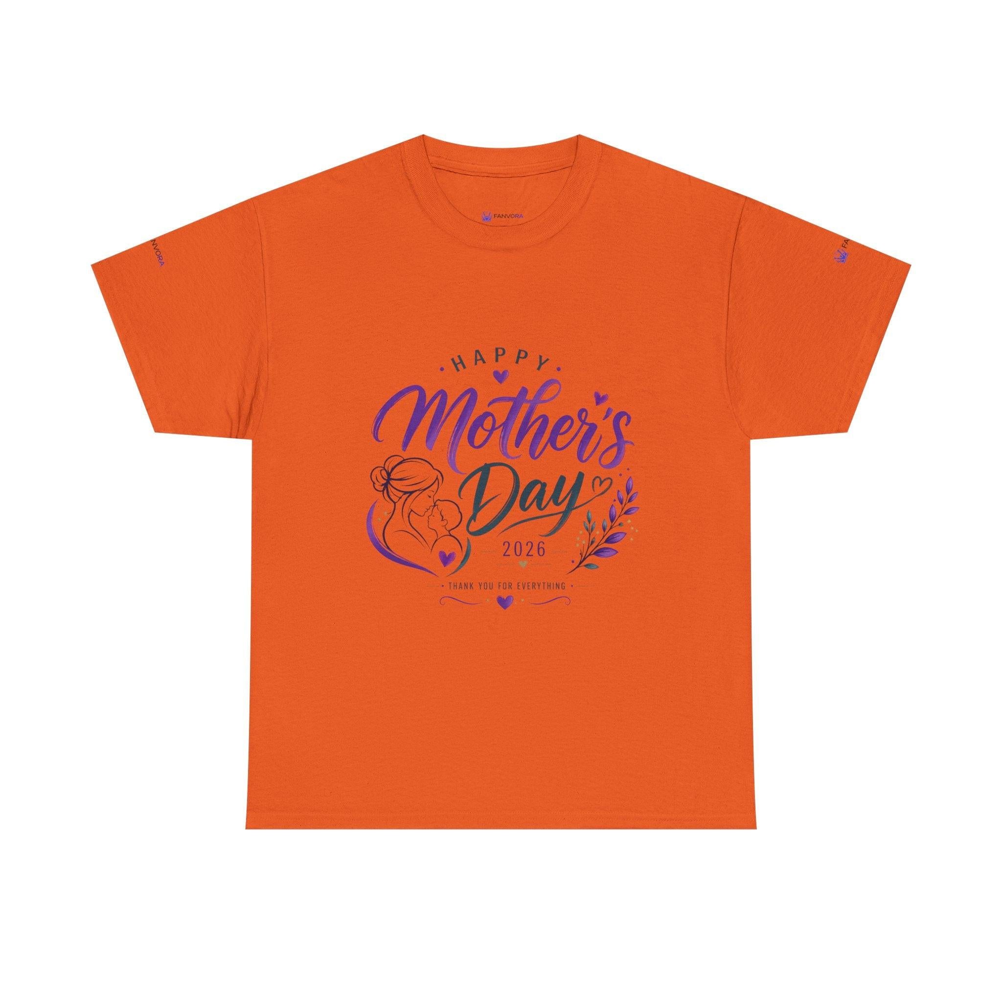 Mother's Day T-Shirt — "Happy Mother's Day 2026" Floral Mom Tee.
