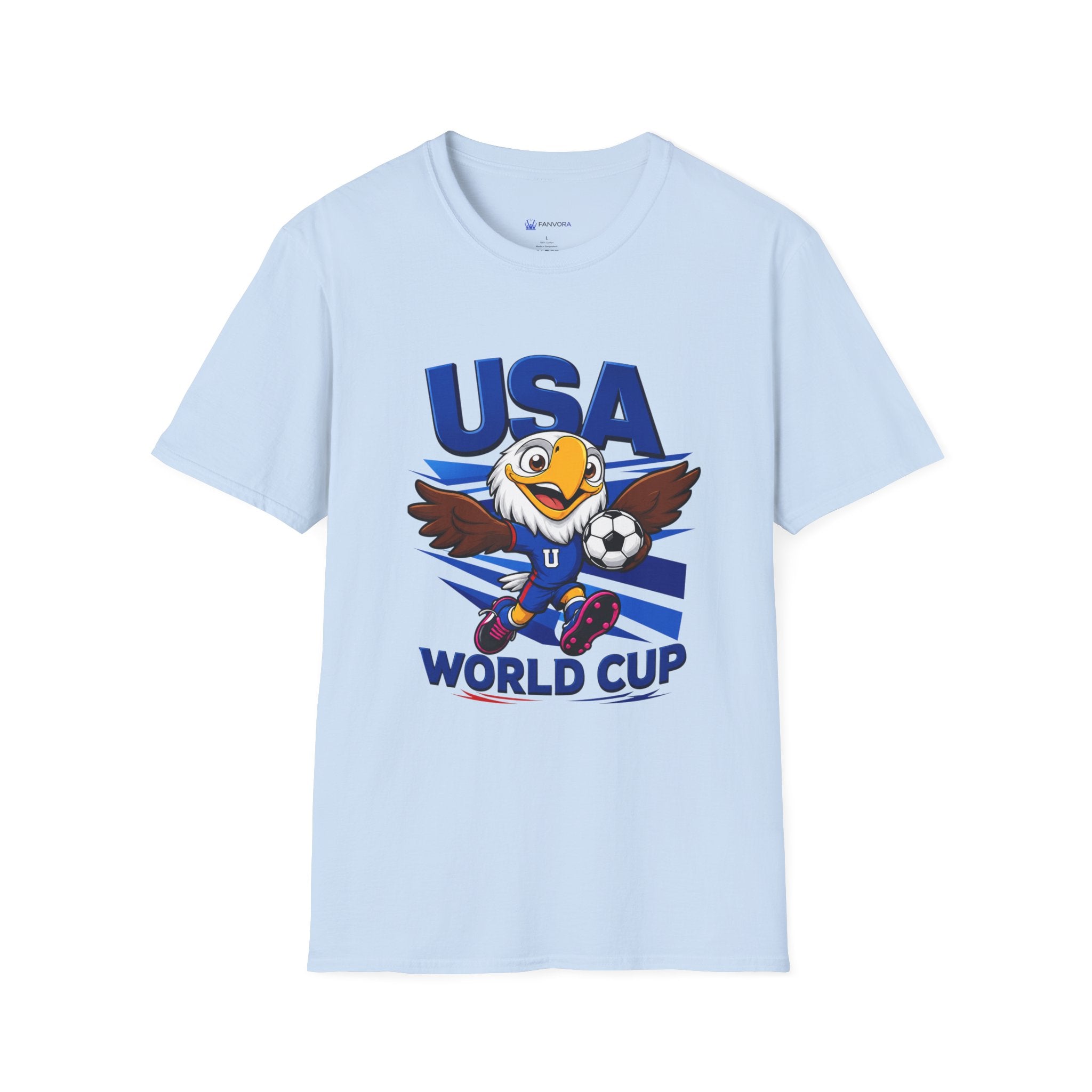 USA  Soccer T-Shirt — Eagle Mascot Graphic