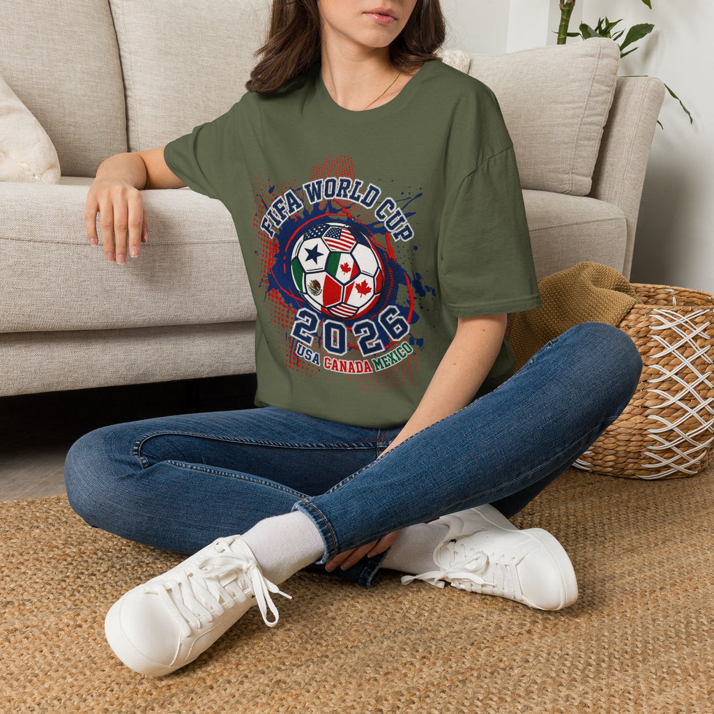 Soccer cup 2026 Tee — USA Canada Mexico Championship Design