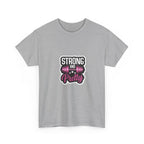Strong and Pretty Tee — 'Strong and Pretty' Fitness Graphic T-Shirt