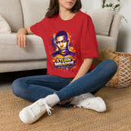 France legend Graphic T-Shirt — Vibrant Splash Portrait Soccer Fan Tee