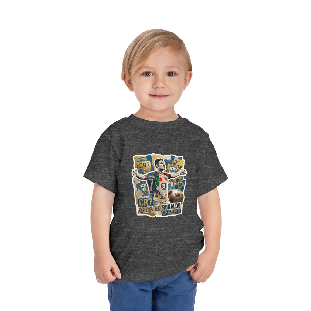 CR7 Fan Inspired Toddler Soccer T‑Shirt — Kids Football Fan Tee