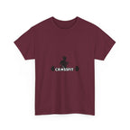 CrossFit Weightlifter T-Shirt — Barbell Silhouette Gym Tee