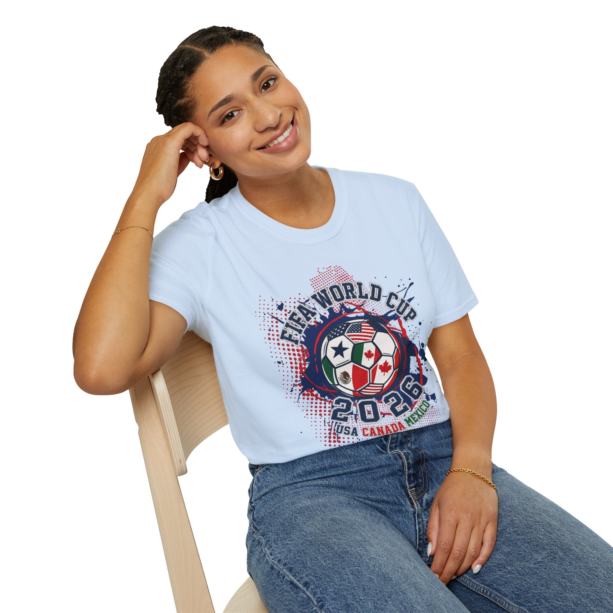 Soccer cup 2026 Tee — USA Canada Mexico Championship Design
