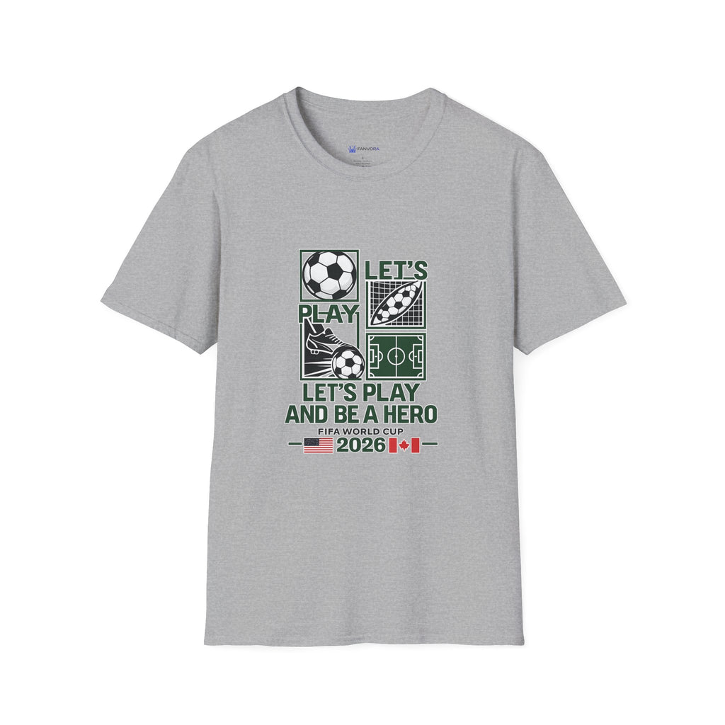 Soccer "Let's Play" T-Shirt — Fan Tee