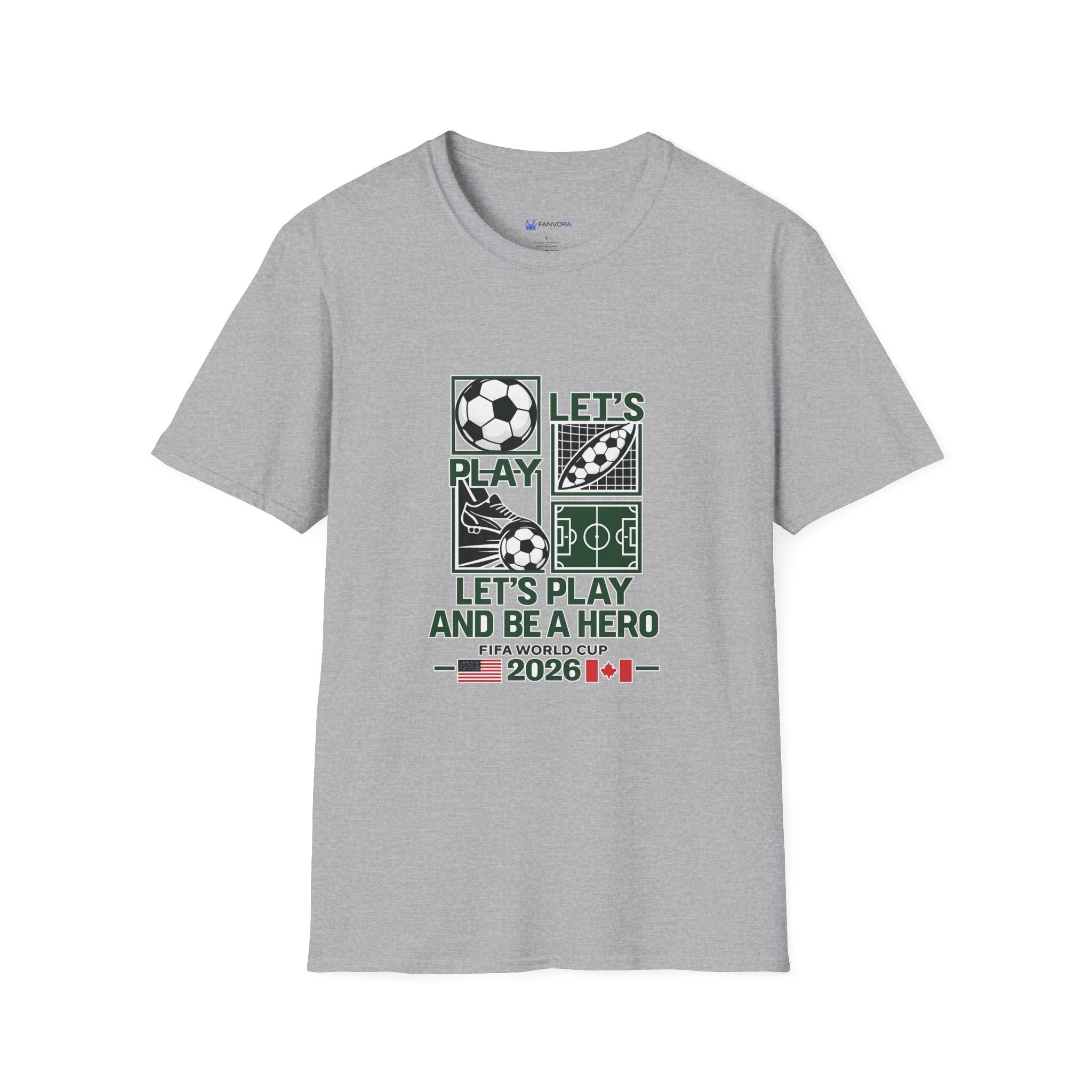 Soccer "Let's Play" T-Shirt — Fan Tee