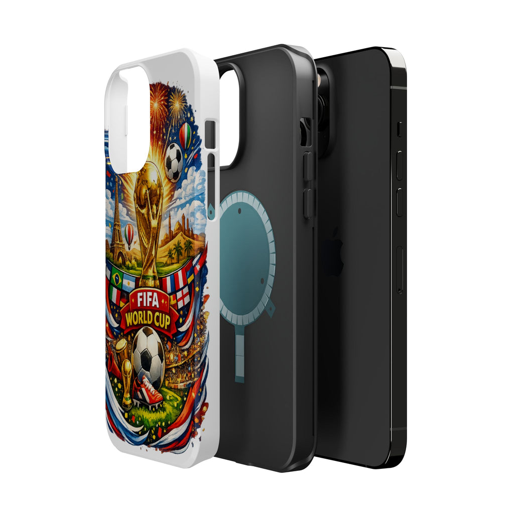 Soccer Magnetic Impact-Resistant Phone Case — FIFA Trophy Design