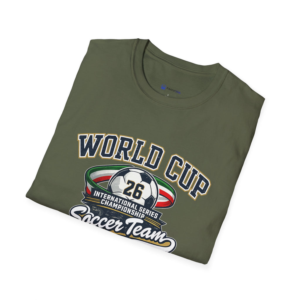 Soccer Team T‑Shirt – Vintage International Series Championship Design