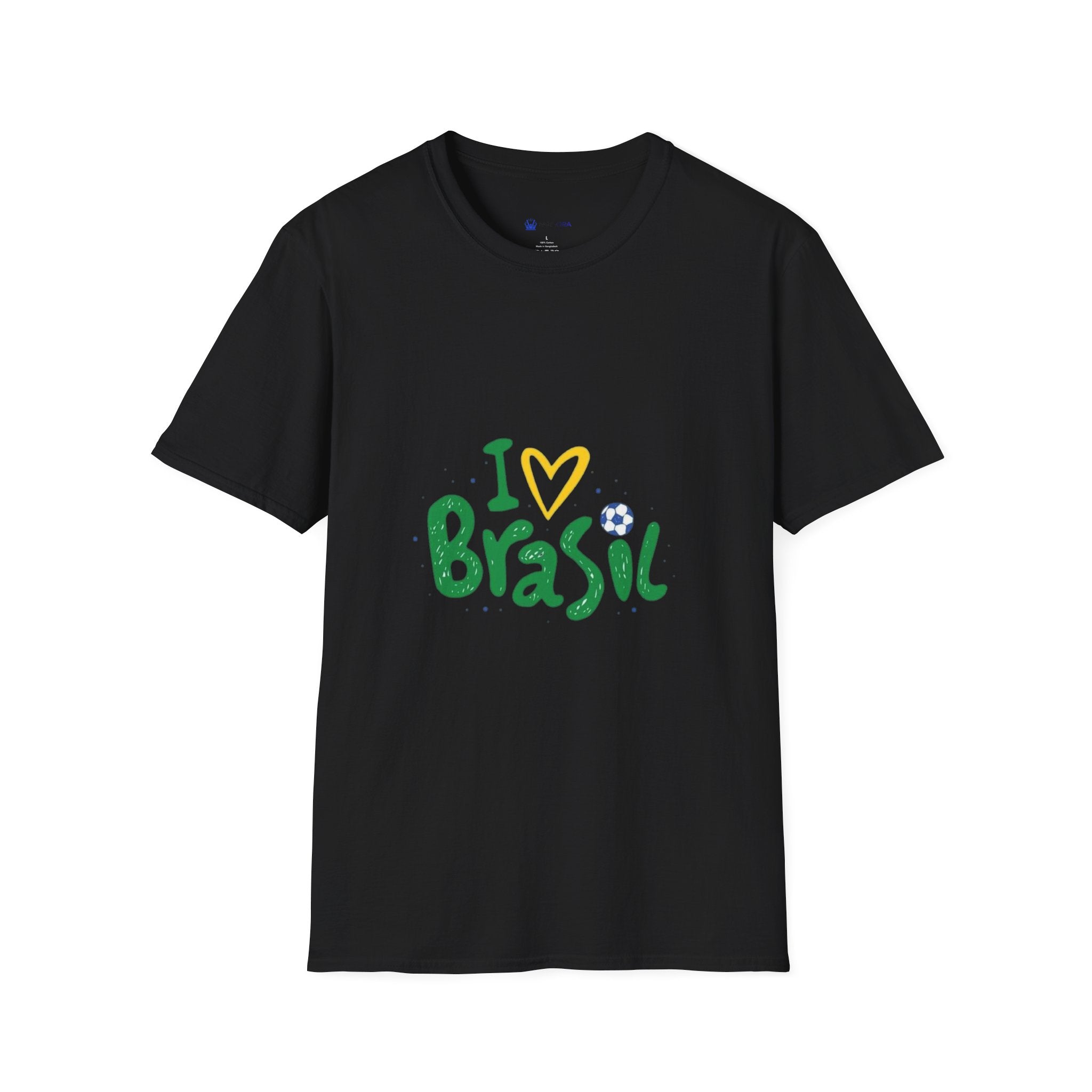 Brazil Soccer T-Shirt — I  Brazil Football Fan Tee