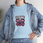 Strong and Pretty Tee — 'Strong and Pretty' Fitness Graphic T-Shirt