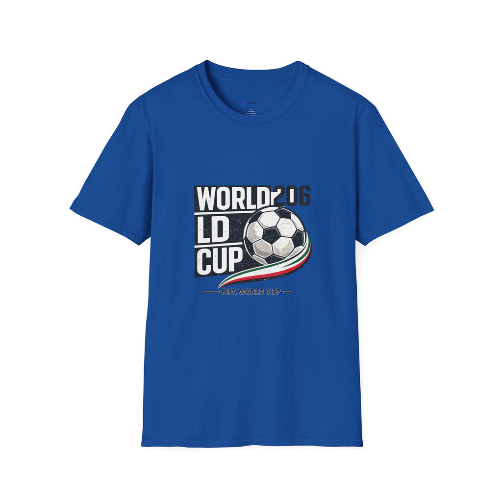 World 206 LD Cup Soccer T-Shirt — soccer Graphic Tee