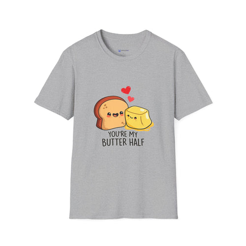Cute "You’re My Butter Half" T-Shirt — Toast & Butter Couple Graphic Tee