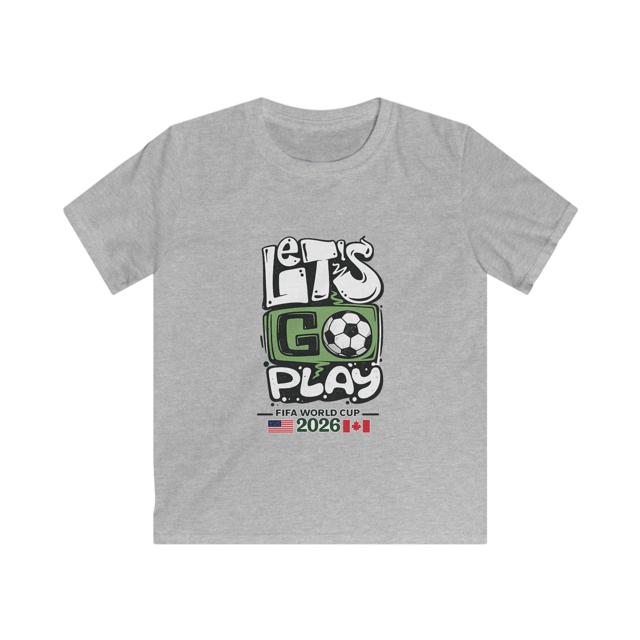 Kids Tee - "Let's Go Play" Soccer 2026 Shirt