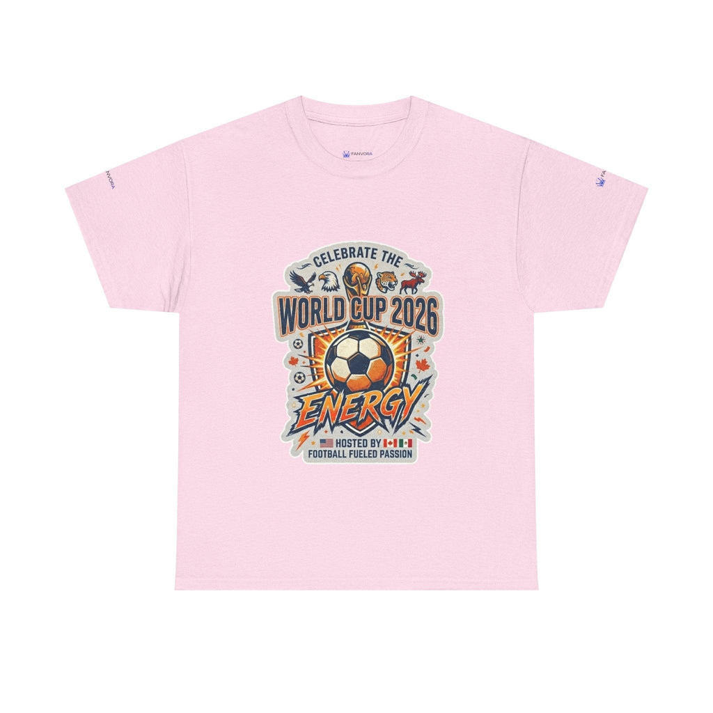 World Cup 2026 Energy Soccer Tee — "EAT SLEEP WATCH REPEAT" Fans Inspired.