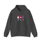 American Patriot Graphic Hoodie — Patriotic Fourth of July Sweatshirt.